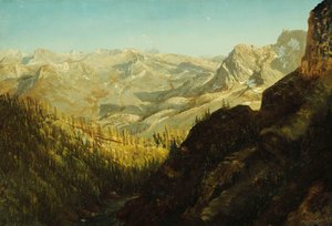 Montañas de Sierra Nevada, California de Albert Bierstadt