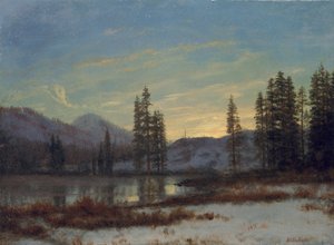 Nieve en las Rocosas de Albert Bierstadt
