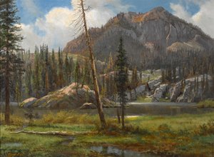 Montañas del sur de Sierra Nevada de Albert Bierstadt