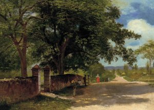 Calle en Nassau de Albert Bierstadt