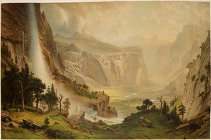 Las cúpulas de Yosemite de Albert Bierstadt