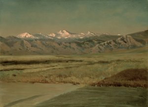 Los Grandes Tetones, Wyoming de Albert Bierstadt