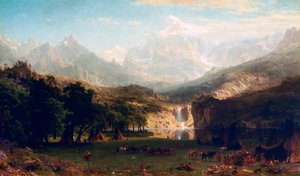 Las Montañas Rocosas, Pico Landers, 1863