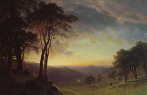 El valle del río Sacramento de Albert Bierstadt