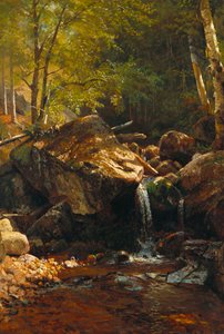 Cascada Thompson, Montañas Blancas de Albert Bierstadt