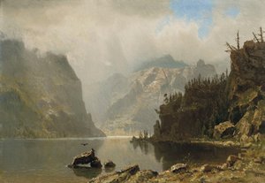 Paisaje occidental de Albert Bierstadt