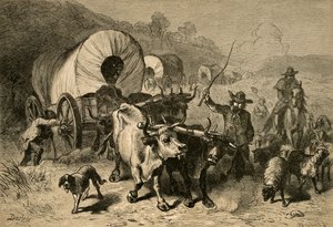 Emigración al país occidental, 1877 de Albert Bobbett