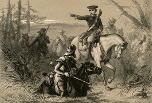 El Mayor Washington en su misión al Comandante Francés, 1877 de Albert Bobbett