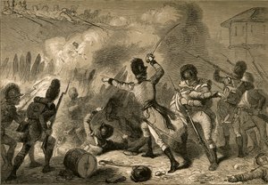 Los Británicos Repelidos en Fort Stephenson, 1878 de Albert Bobbett