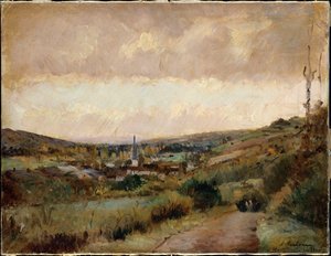 Últimos días de otoño en Hondouville-sur-Iton de Albert Charles Lebourg