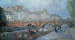 El Pont Neuf y el Quai de la Monnaie, París