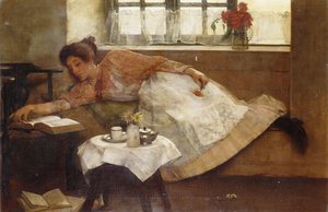 Un descanso a la hora del té, 1892