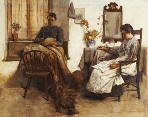 Momentos tranquilos, 1889 de Albert Chevallier Tayler