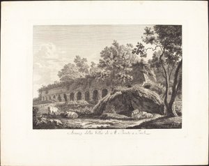 Restos de la villa de M. Bruto en Tívoli