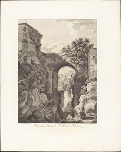Cascada y Puente de San Rocco en Tívoli