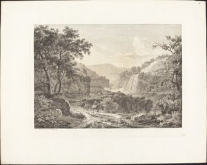 Cascatella di Tivoli, Segunda Vista de Albert Christoph Dies