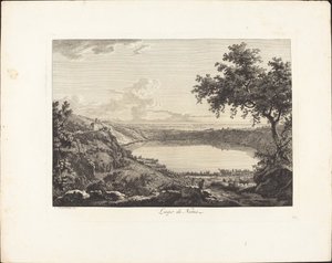 Lago de Nemi de Albert Christoph Dies