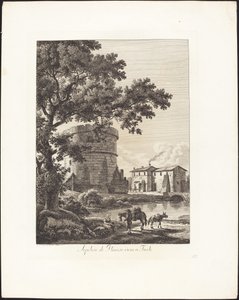 Sepulcro de Plauzio cerca de Tívoli de Albert Christoph Dies