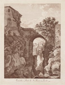 St. Rocco Waterfall and Bridge at Tivoli (Cascata e Ponte di St. Rocco a Tivoli)