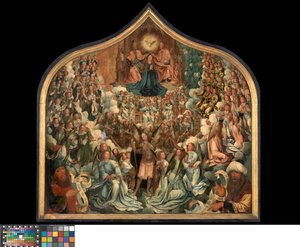 La Coronación de la Virgen (óleo sobre tabla)