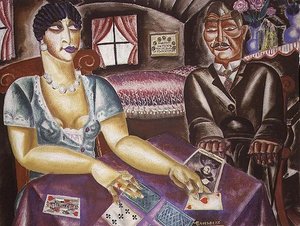 Los jugadores de cartas de Albert Droesbeke