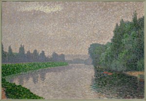 La Marne al amanecer de Albert Dubois Pillet