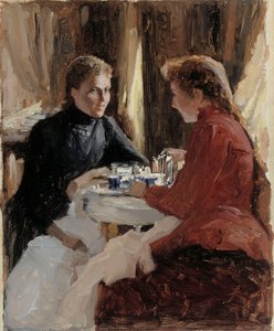 Las meriendas de los alumnos de Albert Edelfelt