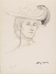 Mujer con sombrero (¿Mme Flore Deschamps)