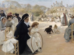 Jardín de Luxemburgo, París. 1887