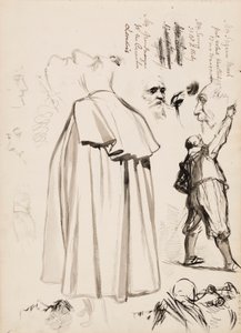 Figuras masculinas, rostros