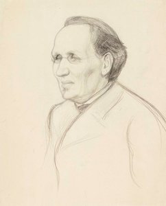 Estudio de retrato del profesor Strömborg, busto de Albert Edelfelt