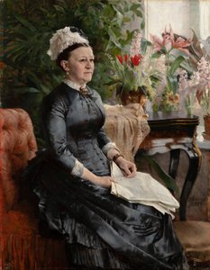 Retrato de la Sra. Anna Sinebrychoff de Albert Edelfelt