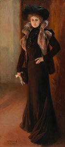 Retrato de la cantante de ópera Aino Ackté; Retrato de la cantante Aino Ackté
