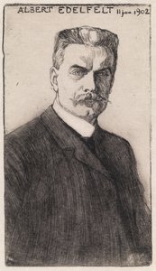 Autorretrato de Albert Edelfelt