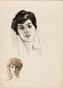Cifras femeninas de Albert Edelfelt