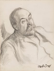 Retrato masculino de Albert Edelfelt