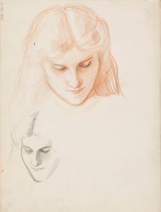 El rostro de una mujer de Albert Edelfelt