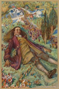 Intenté levantarme, pero no fui capaz de removerme (cromolito) de Albert Edward Jackson