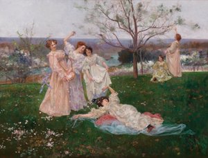 Flores de Primavera, c.1897 de Albert Emile Artigue