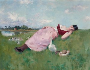 La Niña de los Gansos de Albert Emile Artigue