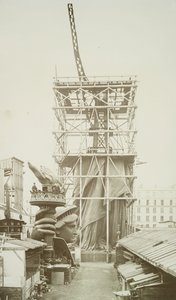 Montaje de la Estatua de la Libertad, 1883