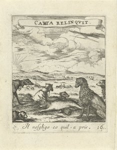 paisaje con perros Emblemas de amor moralizantes (título de la serie) Devises et emblèmes d