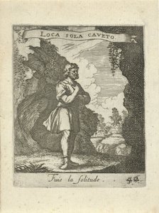 hombre en una cueva Emblemas de amor moralizantes (título de la serie) Devises et emblesmes d