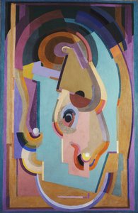 Composición Violeta y Verde; Composición Violet et Vert de Albert Gleizes