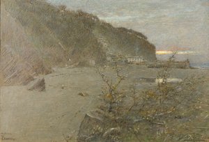 Otoño en Clovelly de Albert Goodwin