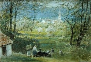 Bavino- Lago Maggiore de Albert Goodwin