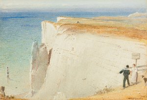 Beachy Head - La historia de los guardacostas de Albert Goodwin