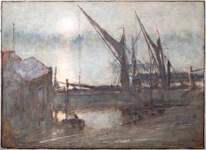 Niebla en el río, Paseo Cheyney, Chelsea