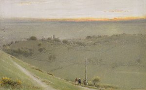 Glastonbury, 1924-25 de Albert Goodwin