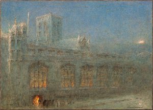 Iglesia del Campanario, York (acuarela) de Albert Goodwin